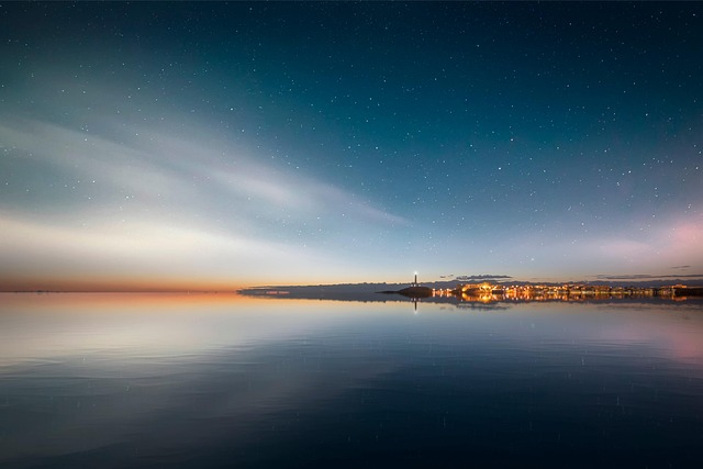 守護霊の声を聞き分けるための澄み渡った水面と反射